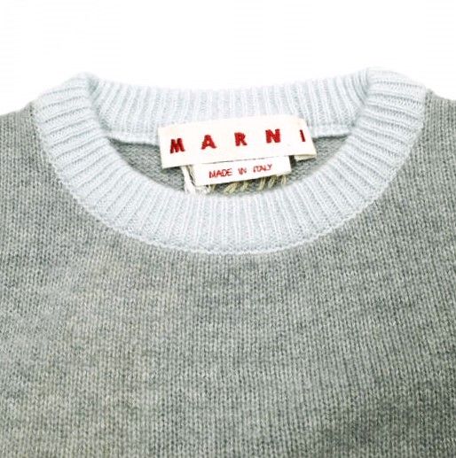 新品 MARNI マルニ 24AW イタリア製 カラーブロック カシミア製ニット
