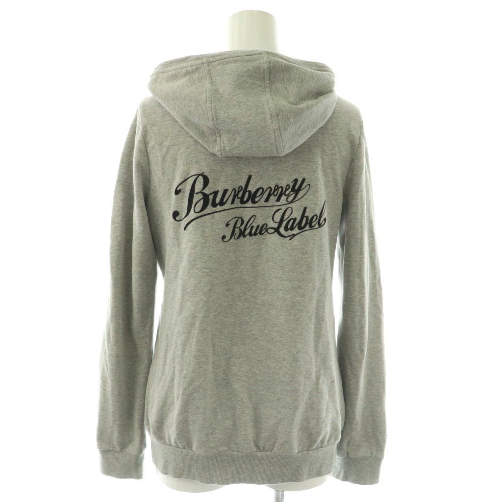 バーバリーブルーレーベル BURBERRY BLUE LABEL ジップアップパーカー