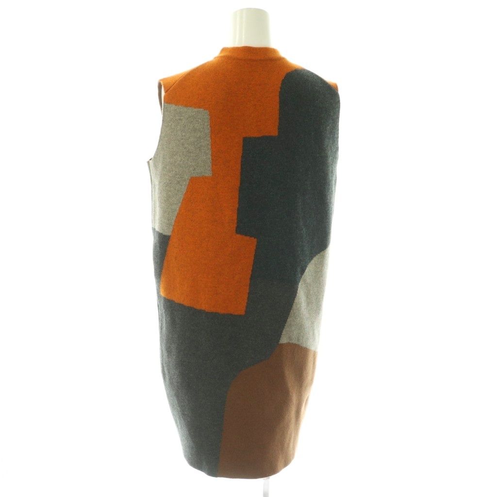 ジルサンダー JIL SANDER ワンピース ミニ ノースリーブ ニット