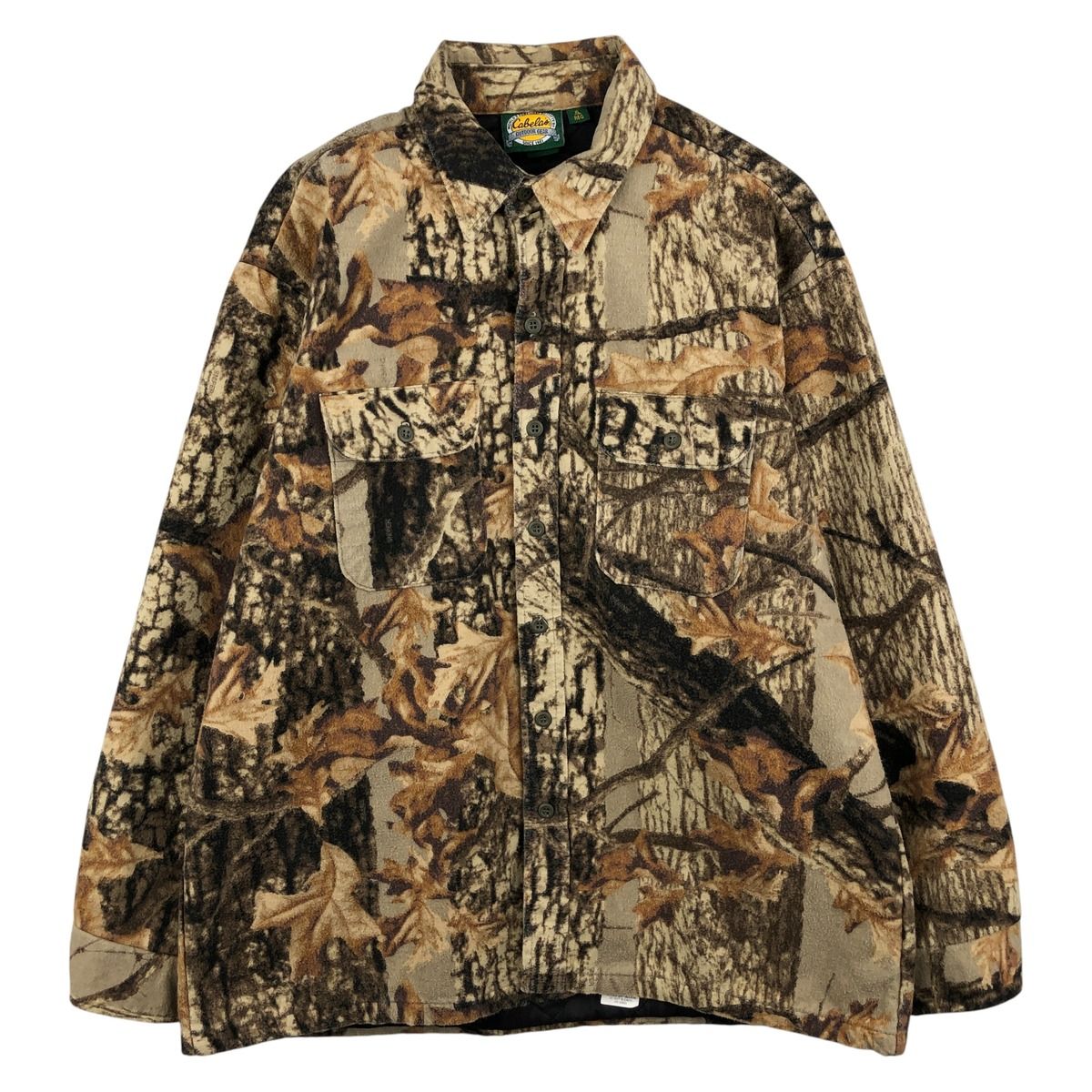 古着 90~00年代 カベラス Cabelas 迷彩柄 リアルツリーカモ 長袖