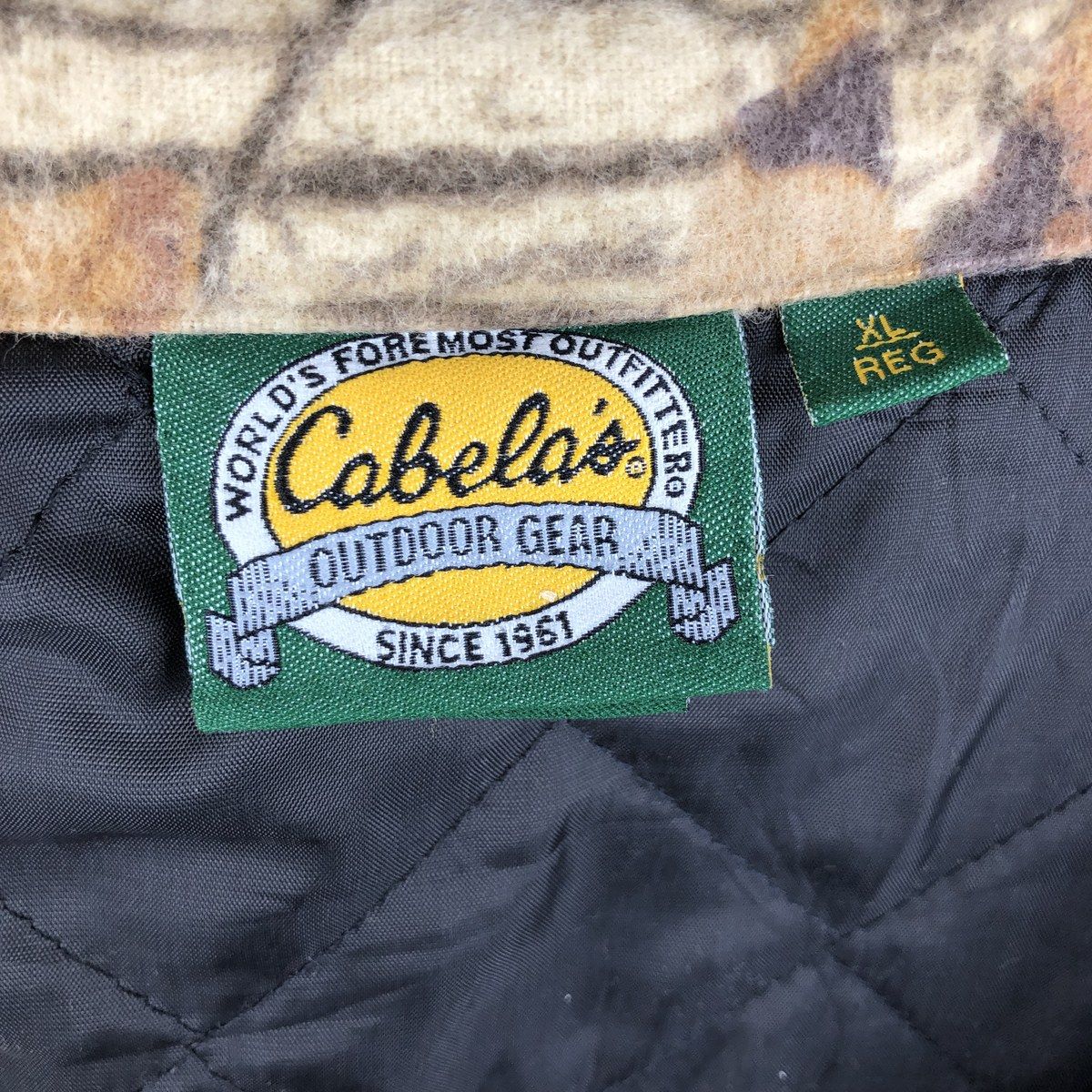 古着 90~00年代 カベラス Cabelas 迷彩柄 リアルツリーカモ 長袖 