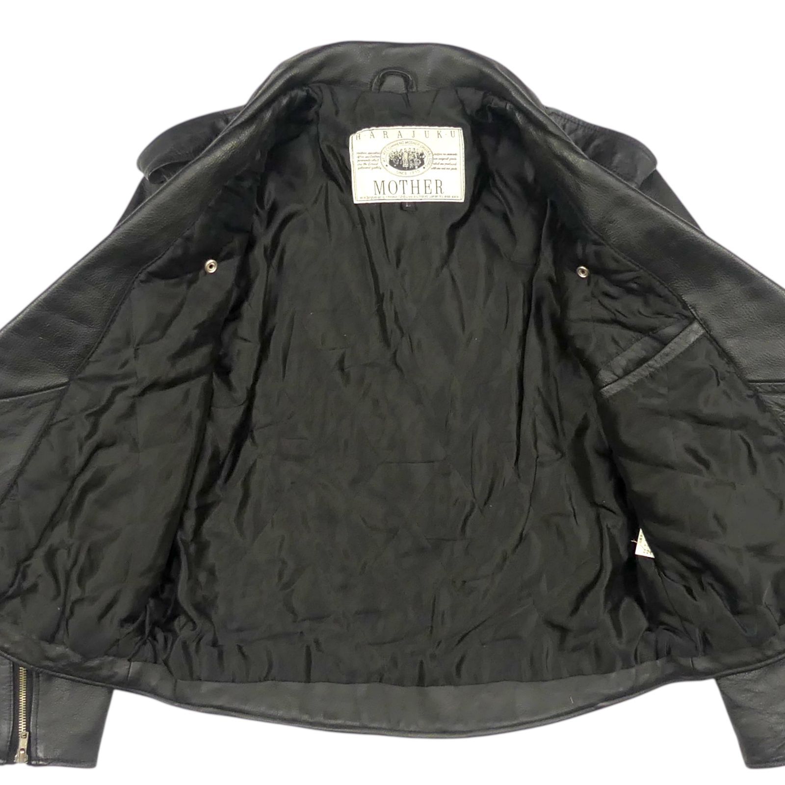 HARJUKU MOTHER 原宿マザー ライダースジャケット L 本革 ダブル
