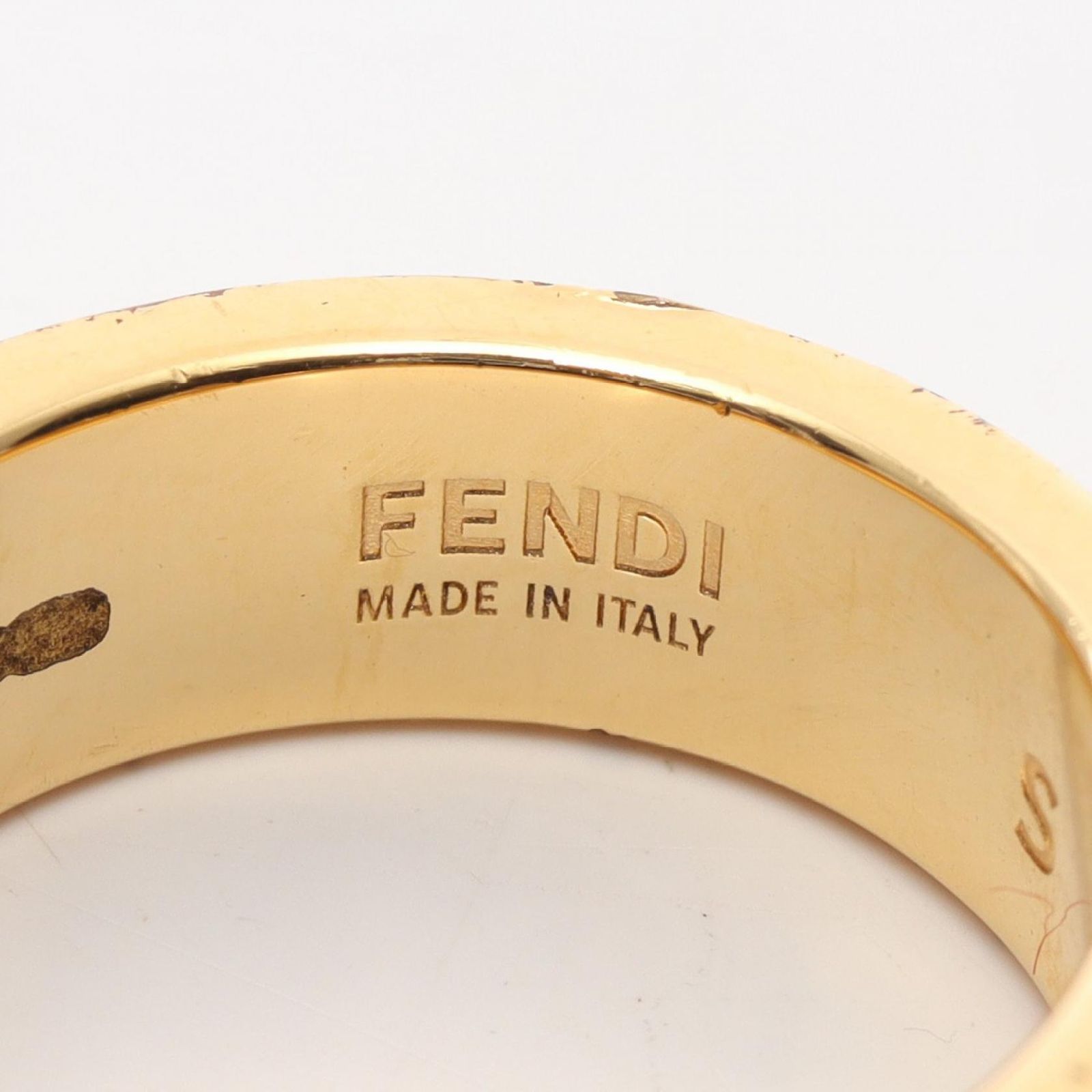 フェンディ FENDI リング・指輪 Fロゴ GP（ゴールドメッキ） リング