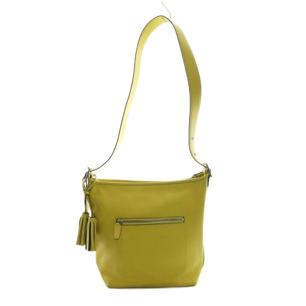 コーチ COACH ショルダーバッグ 黄色 イエロー /SS □OS - メルカリ