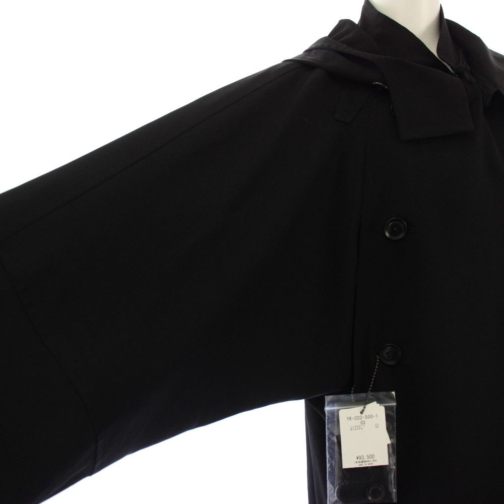 ワイズ Y's BANG ON!! ヨウジヤマモト トレンチコート ロング フーディ