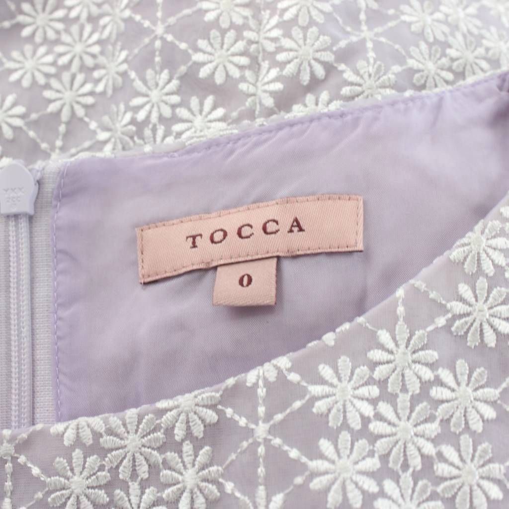 トッカ TOCCA ブライダルズベール ドレス ワンピース ひざ丈 フレア