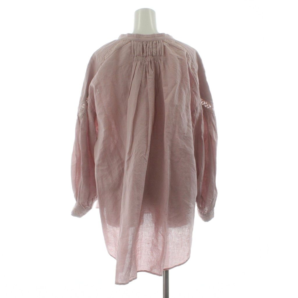 ヌキテパ NE QUITTEZ PAS! COTTON LINEN LACE BLOUSE コットンリネン