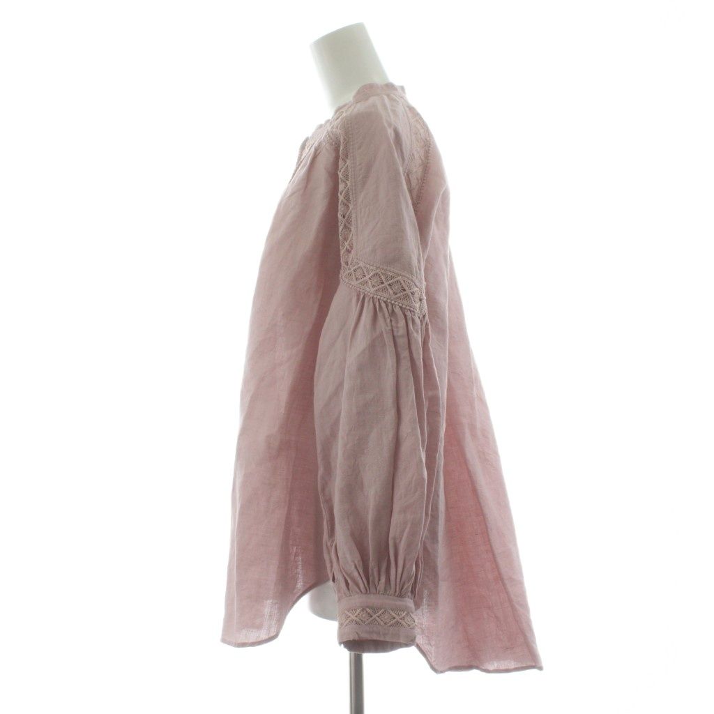 ヌキテパ NE QUITTEZ PAS! COTTON LINEN LACE BLOUSE コットンリネン