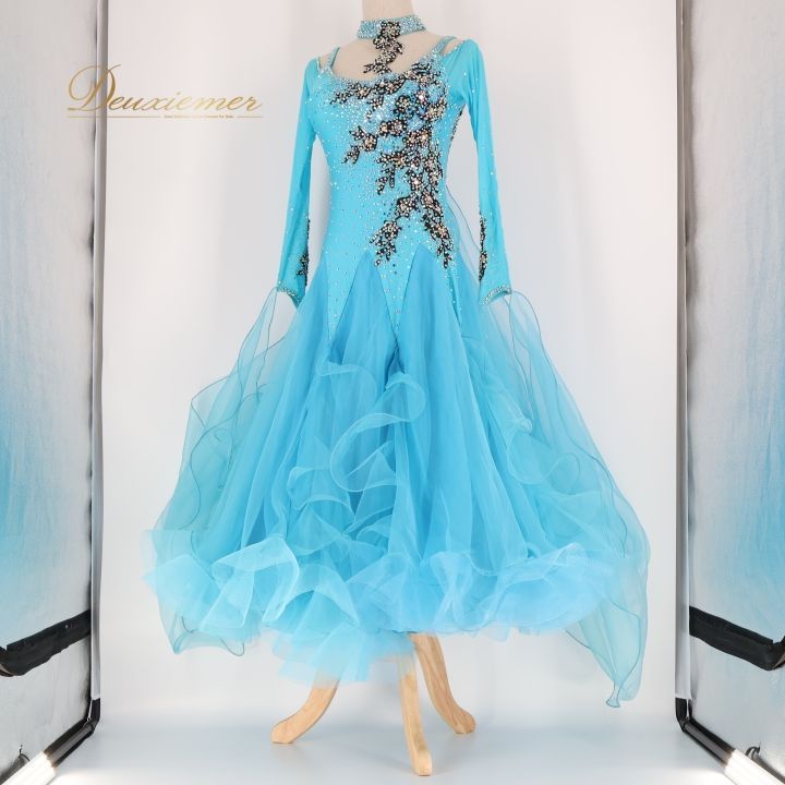 社交ダンス 衣装 スタンダードドレス ワンピース ドレス スタンダード