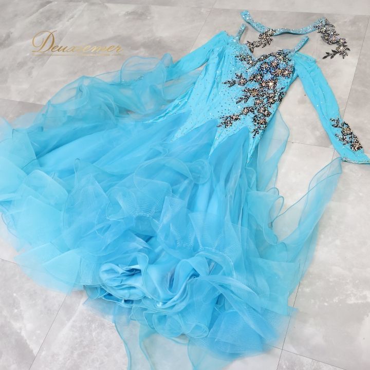 社交ダンス 衣装 スタンダードドレス ワンピース ドレス スタンダード