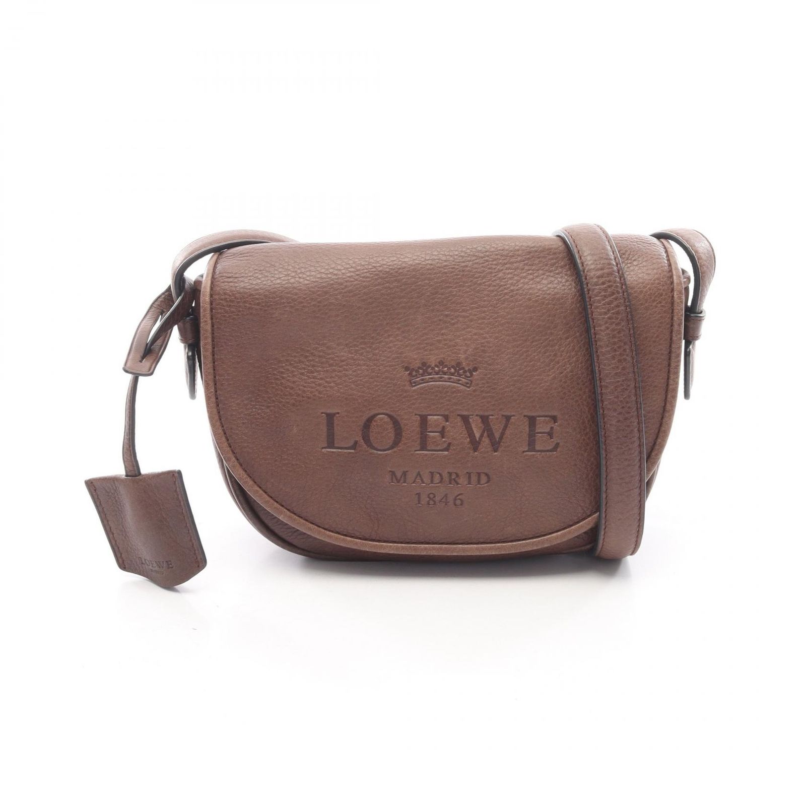 ロエベ LOEWE ショルダーバッグ ヘリテージ ブラウン レザー ロエベ 