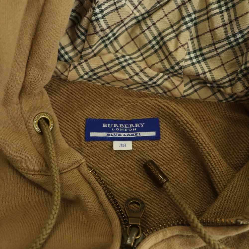 バーバリーブルーレーベル BURBERRY BLUE LABEL ジップアップパーカー