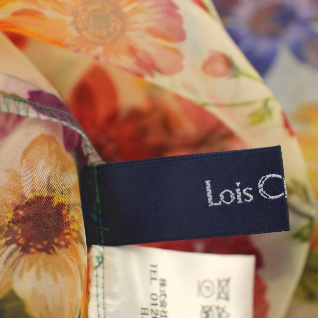ロイスクレヨン Lois CRAYON シースルー 花柄 シャツ サンプル品
