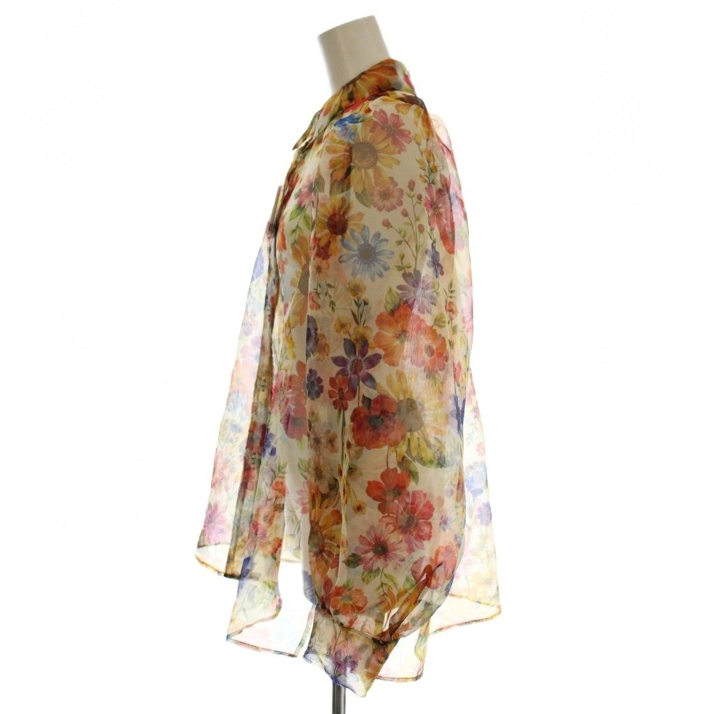 ロイスクレヨン Lois CRAYON シースルー 花柄 シャツ サンプル品