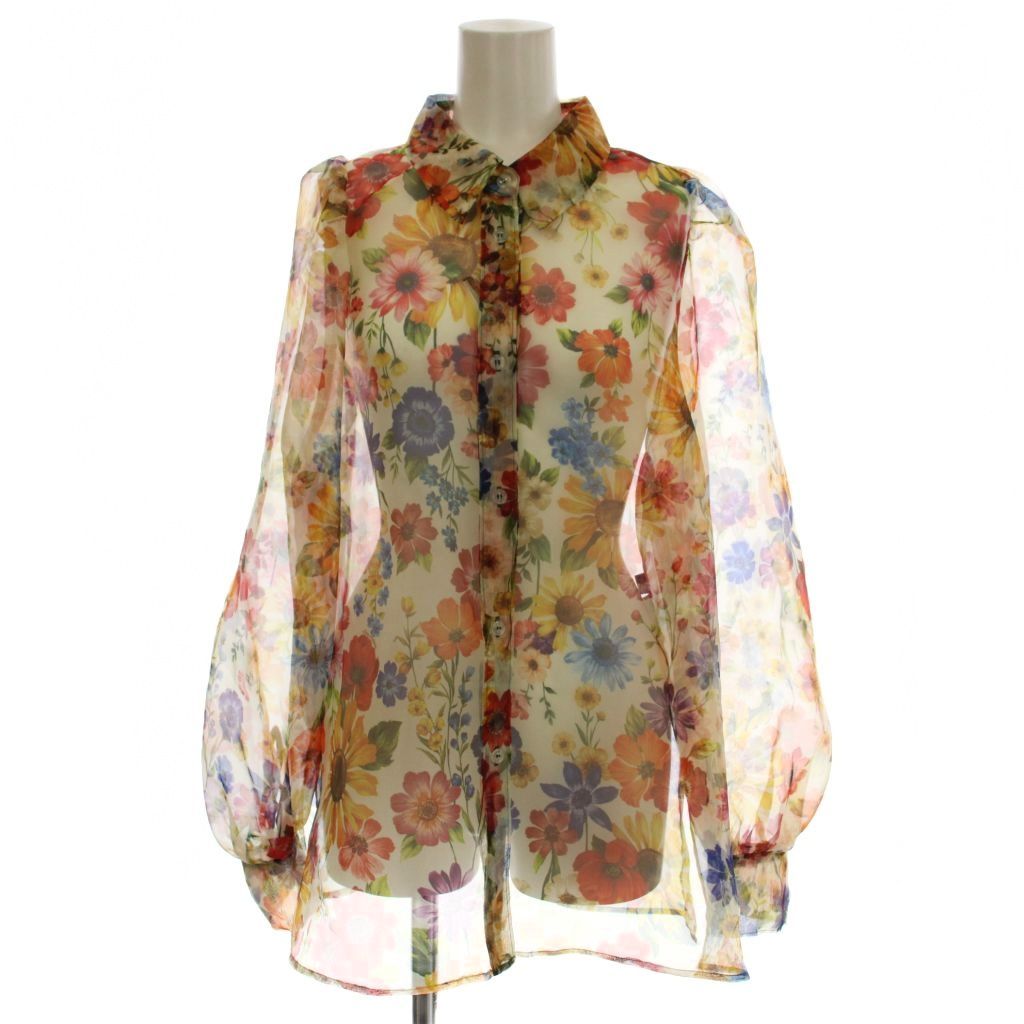 ロイスクレヨン Lois CRAYON シースルー 花柄 シャツ サンプル品