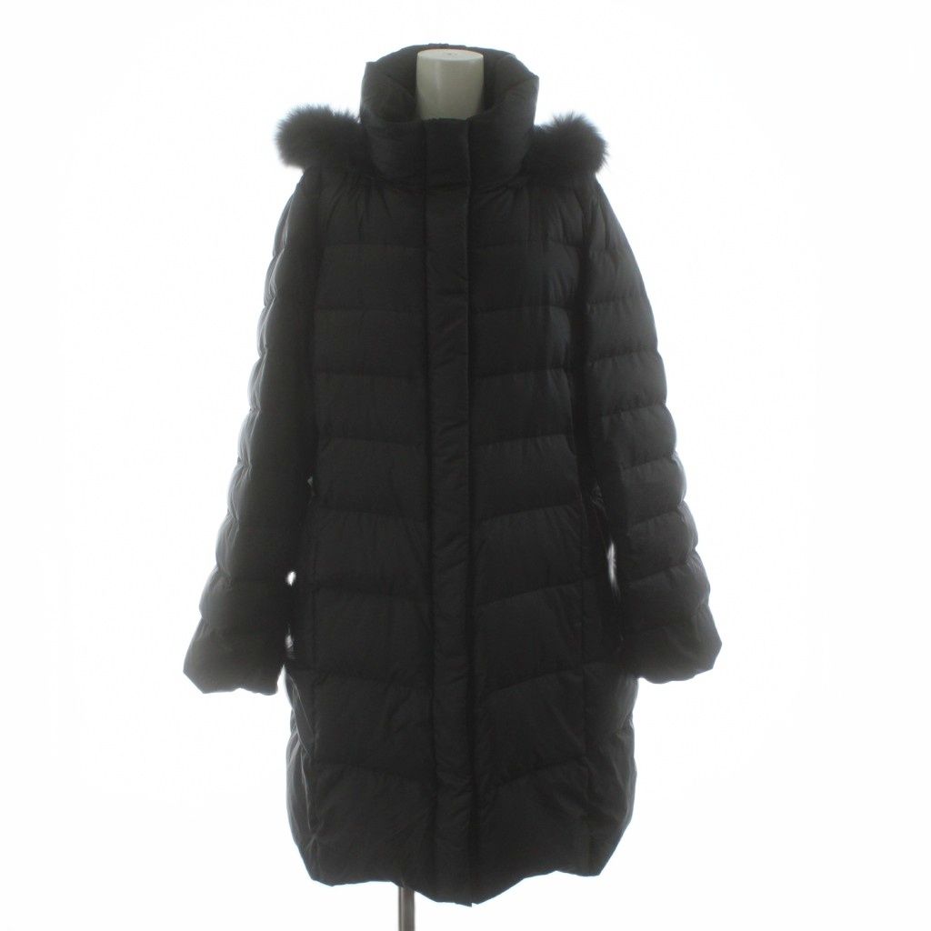 23区 オンワード樫山 シレータフタロングダウンコート ロング フード