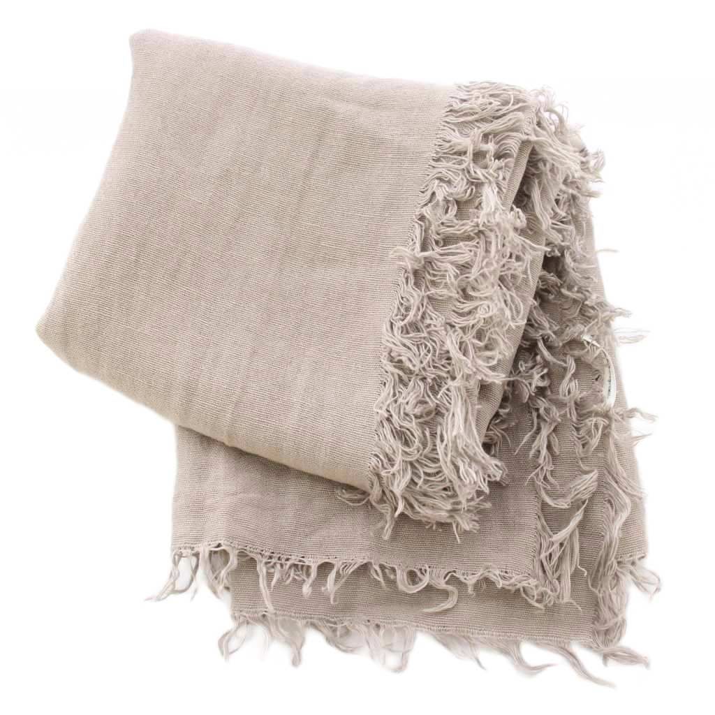 アソースメレ ASAUCE MELER ストール フリンジ ワンカラー 無地