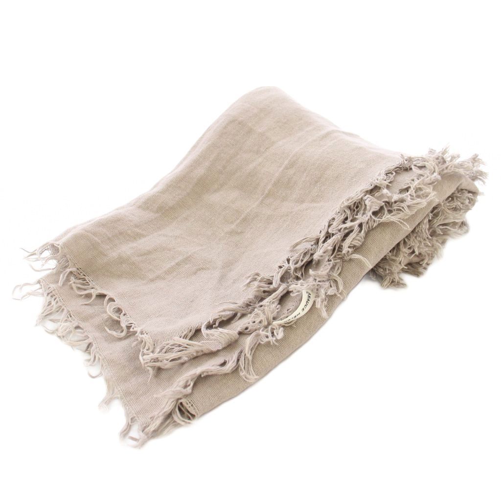 アソースメレ ASAUCE MELER ストール フリンジ ワンカラー 無地