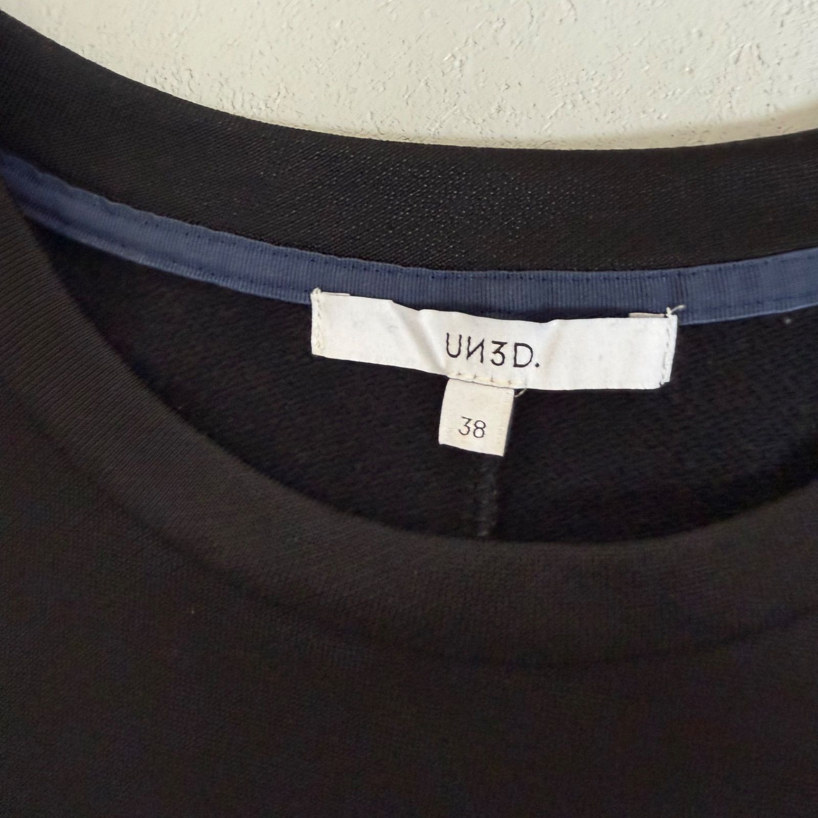 アンスリード】UN3D. レイヤード スウェット ワンピース 長袖 ロング