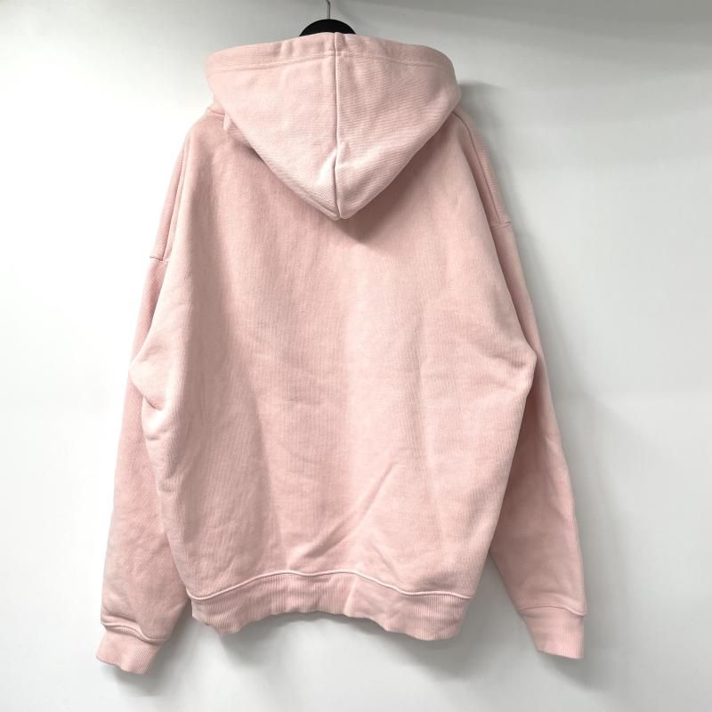 中古】BLESS U BU OG logo hoodie ピンク サイズL △袖毛玉 ブレスユー