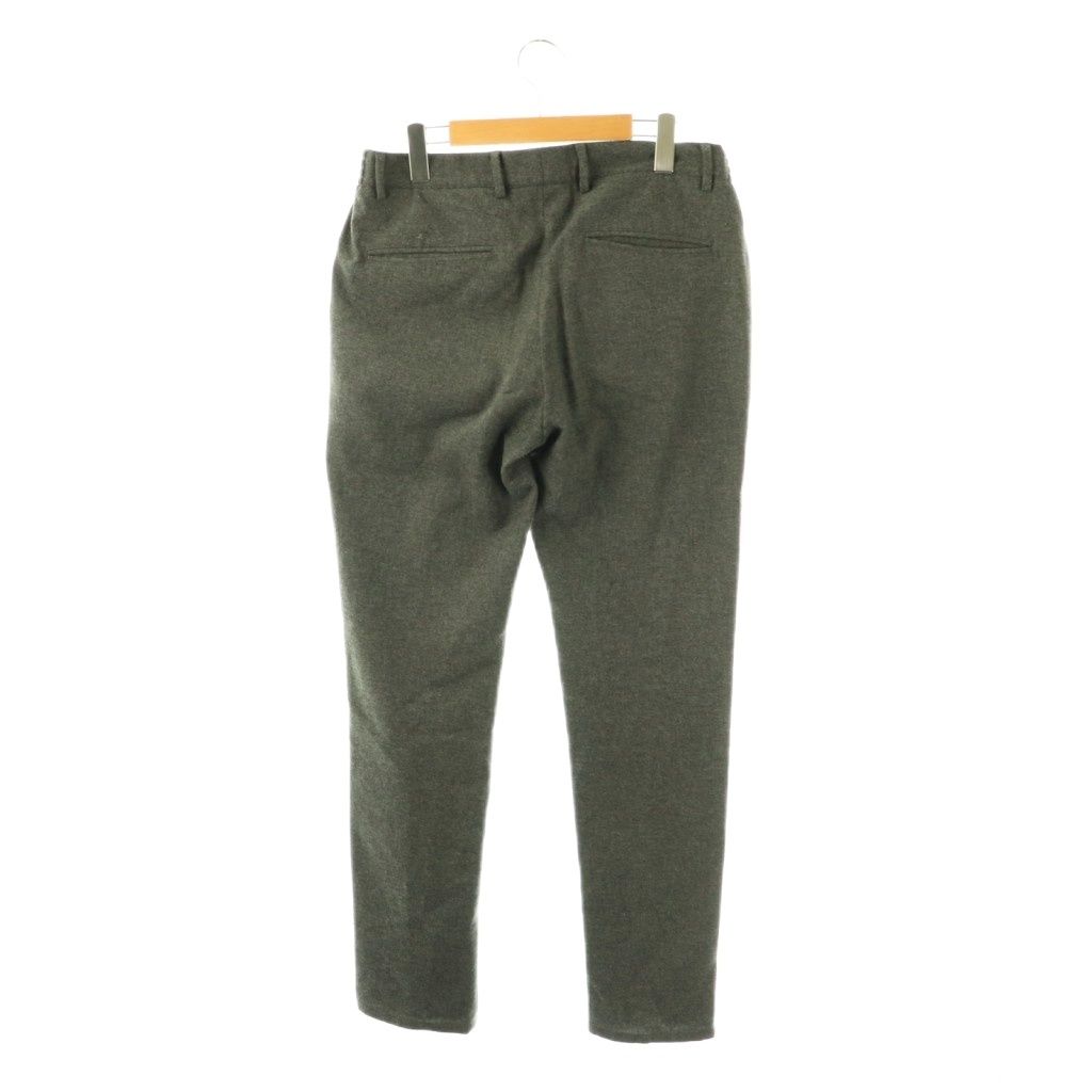 36 美品　ジャブスアルキヴィオ　スラックス　ウール　48 ツイード　グレー ジャブスアルキヴィオ giab's archivio ウール テーパード パンツ 48