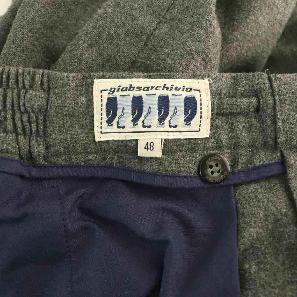 ジャブスアルキヴィオ giab's archivio ウール テーパード パンツ 48