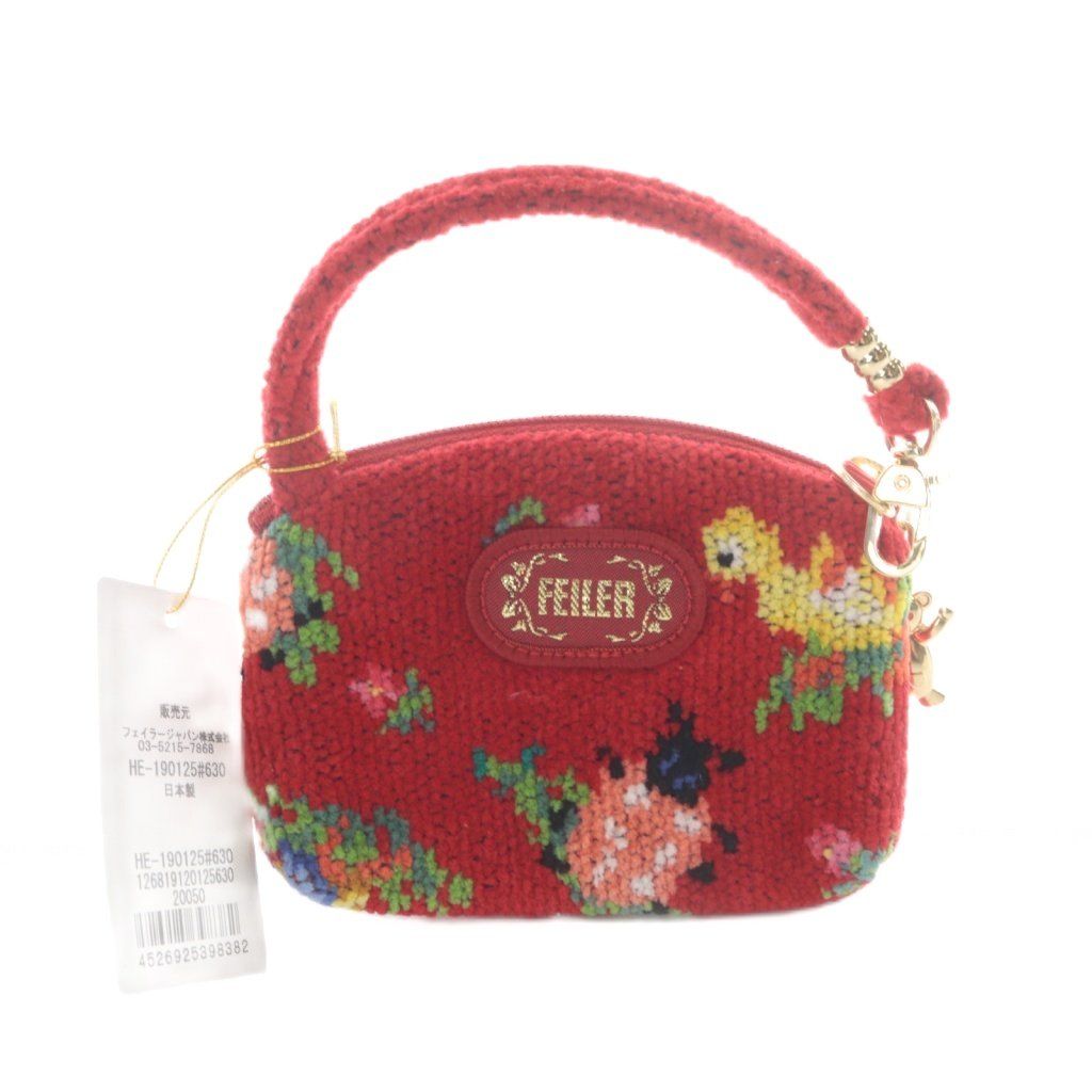 フェイラー FEILER ハイジ サイドポーチ 赤 レッド - メルカリ