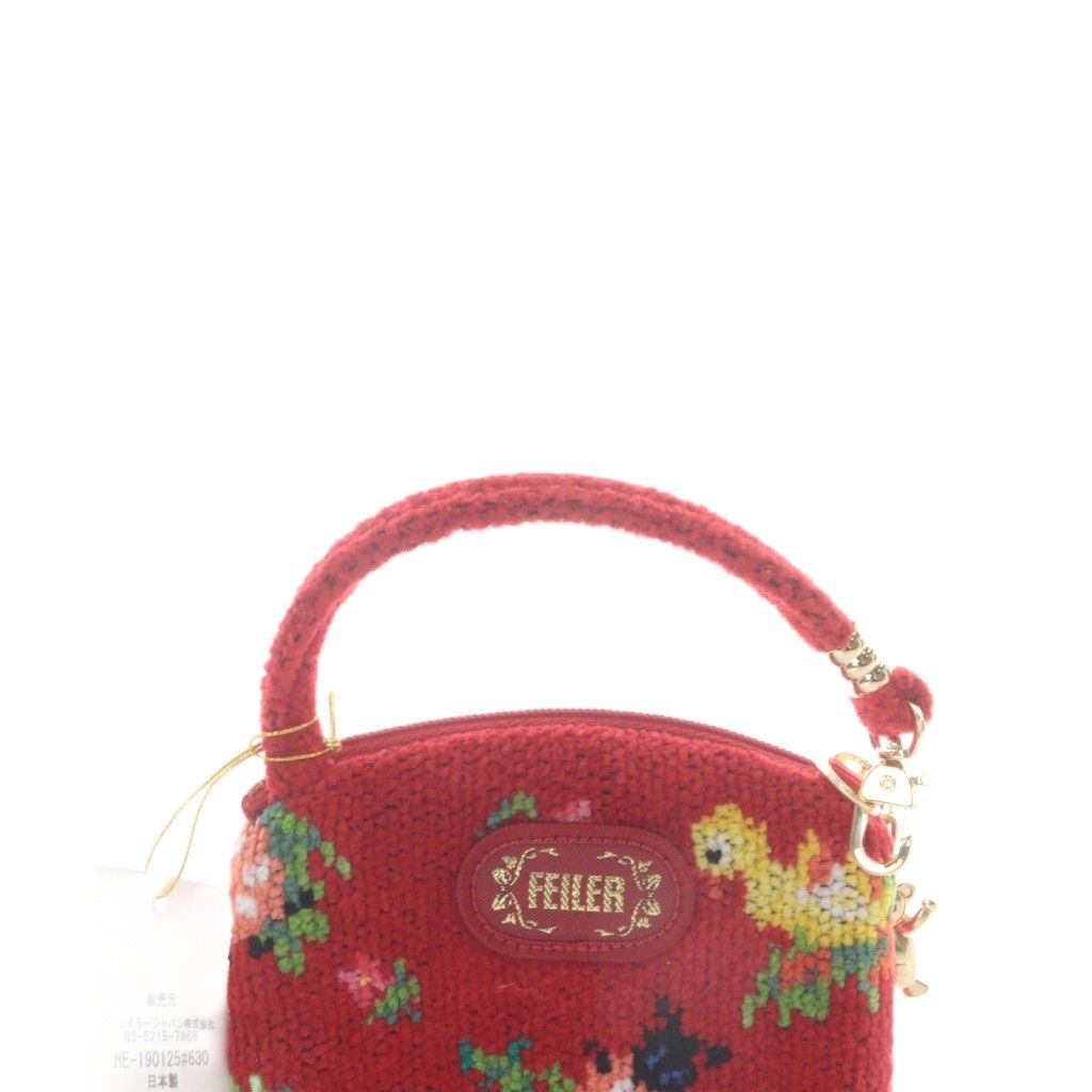フェイラー FEILER ハイジ サイドポーチ 赤 レッド - メルカリ