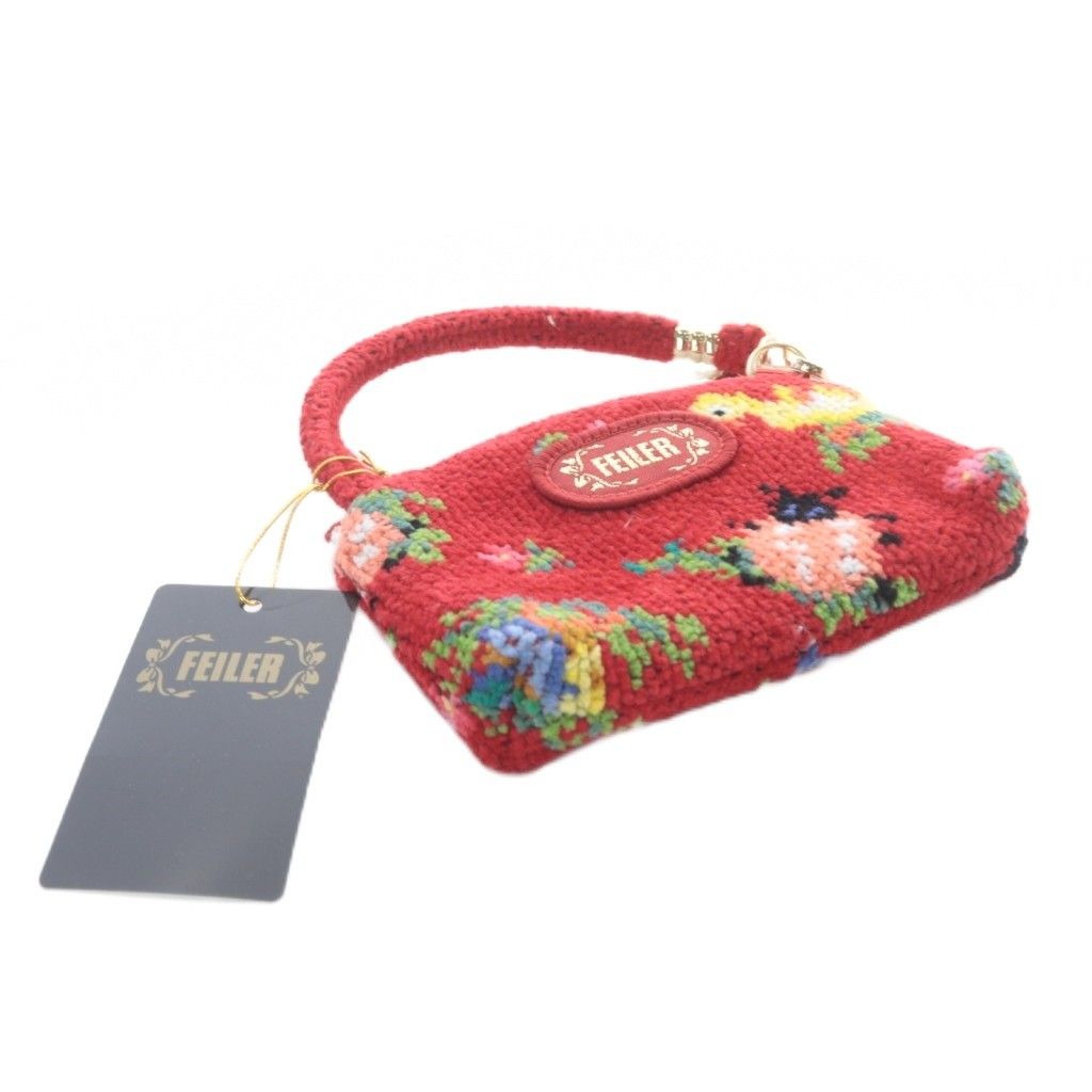 フェイラー FEILER ハイジ サイドポーチ 赤 レッド - メルカリ