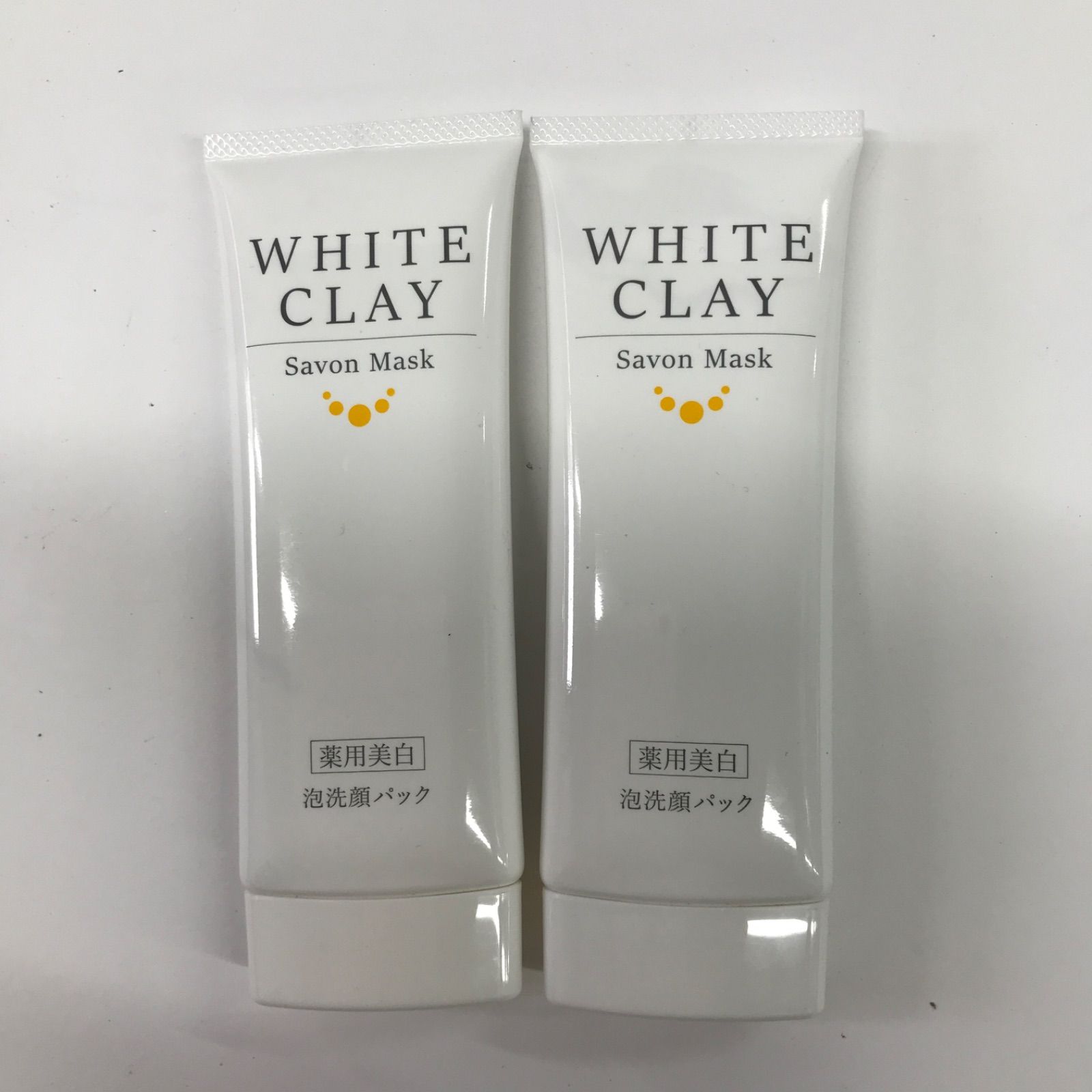 V1109 K WHITE CLAY Wクレイサボンマスク 〈洗顔パック〉 80g 計2点