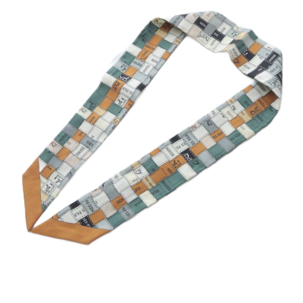 エルメス HERMES ツイリースカーフ ボルデュック・チェック Bolducau