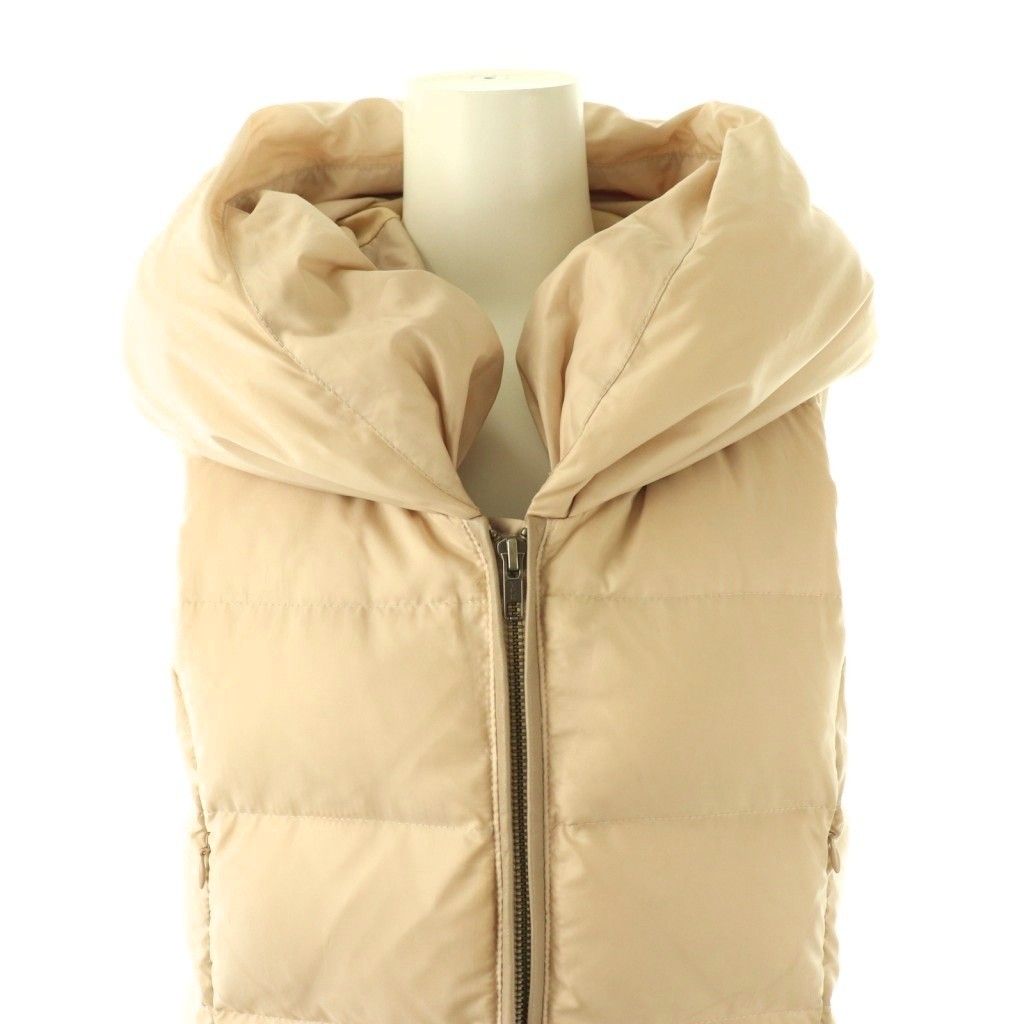 ダイグラム グレースコンチネンタル/ファー付きベージュダウンベスト ダイアグラム グレースコンチネンタル Diagram GRACE CONTINENTAL