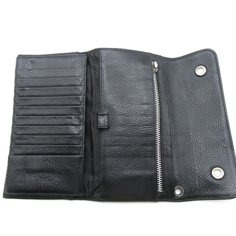 美品 CHROME HEARTS クロムハーツ 長財布 WAVE WALLET ウェーブ