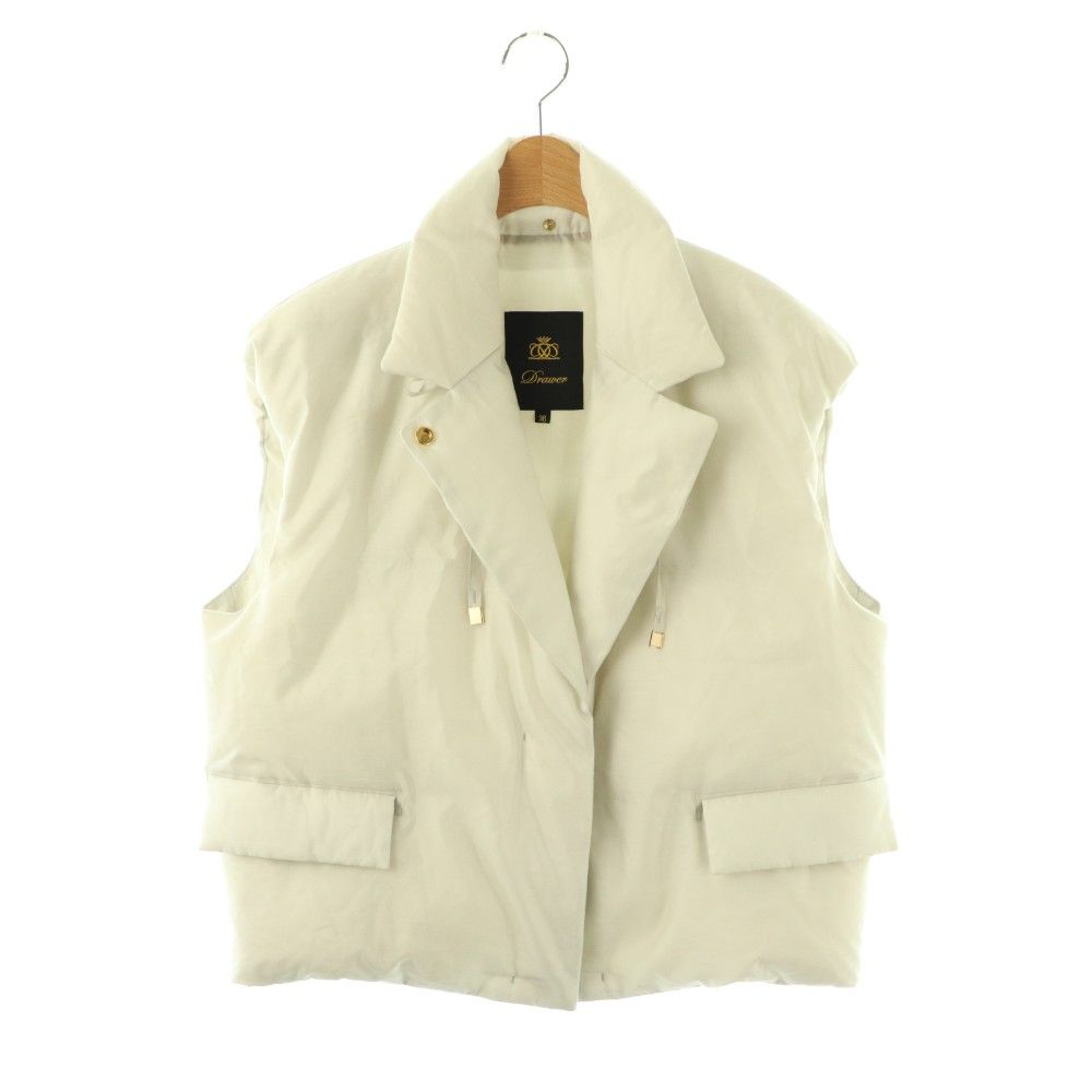 ドゥロワー Drawer ダウンテーラードジレ ダウンベスト 36 オフ