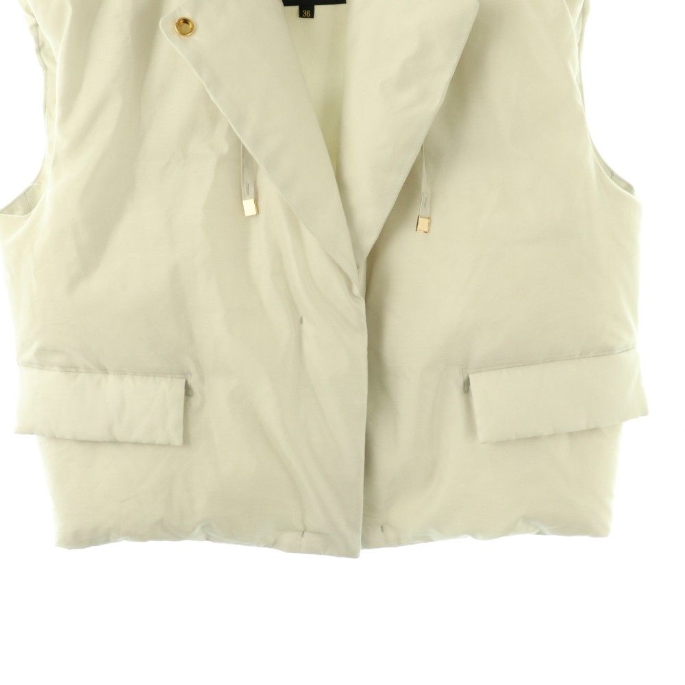 ドゥロワー Drawer ダウンテーラードジレ ダウンベスト 36 オフ