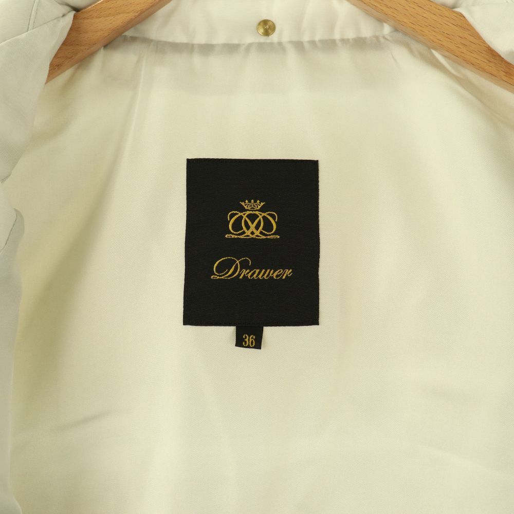 ドゥロワー Drawer ダウンテーラードジレ ダウンベスト 36 オフ