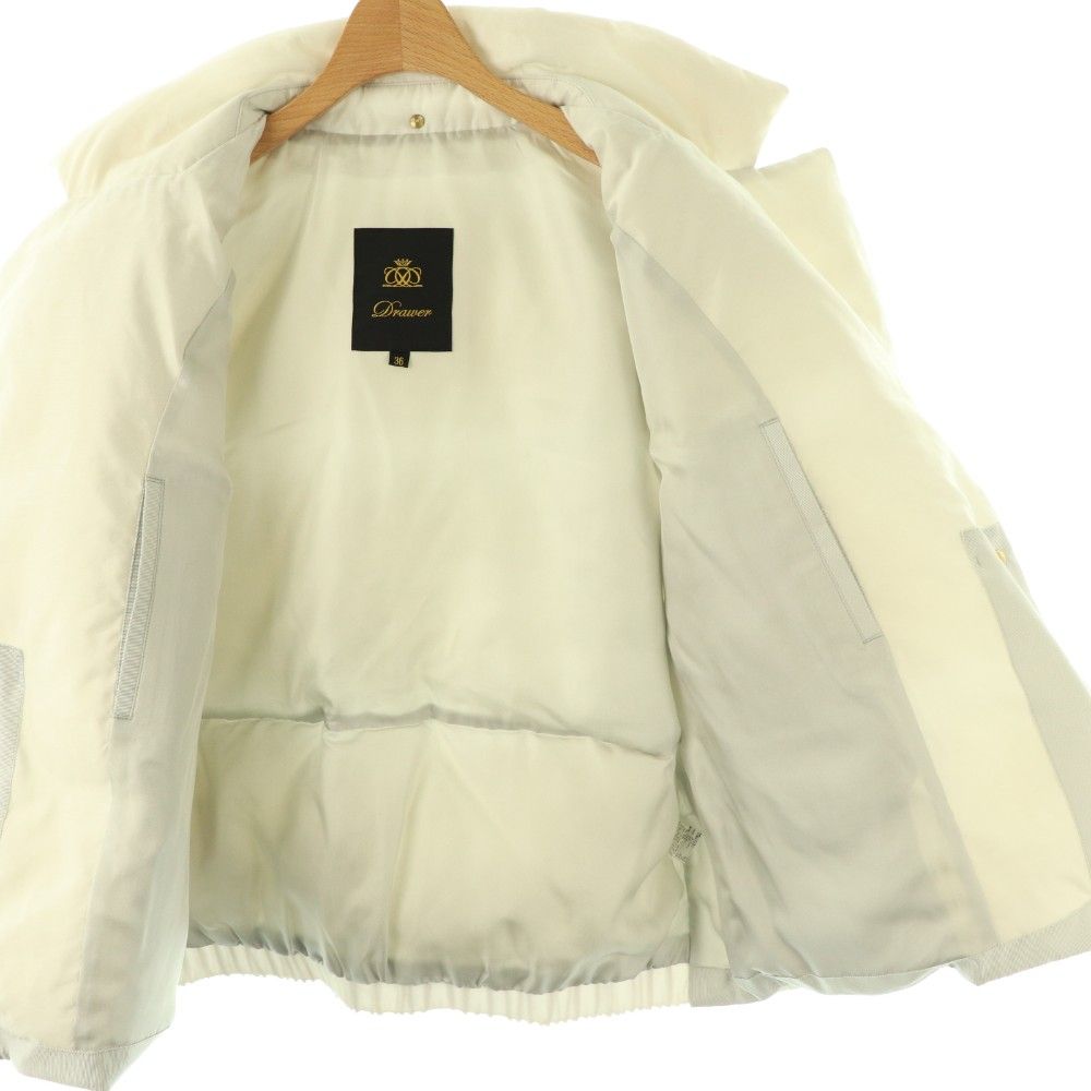 ドゥロワー Drawer ダウンテーラードジレ ダウンベスト 36 オフ