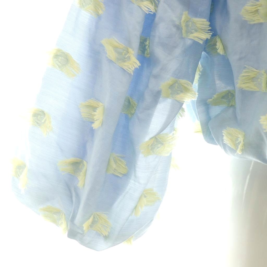 シーニュ Cygne 25SS オフショルジャガードブラウス プルオーバー