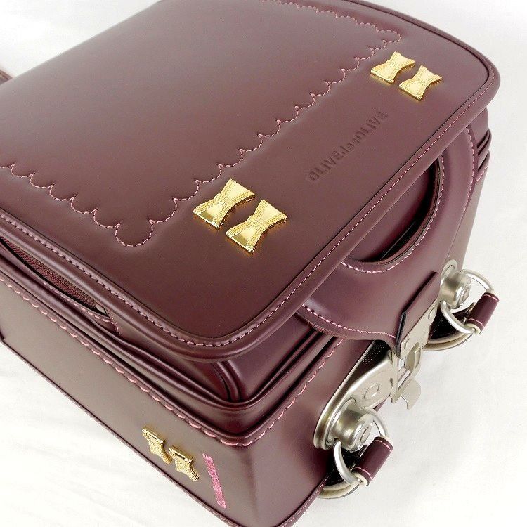 新品 定価74,800円 オリーブデオリーブ ランドセル 女の子用 ワイン 
