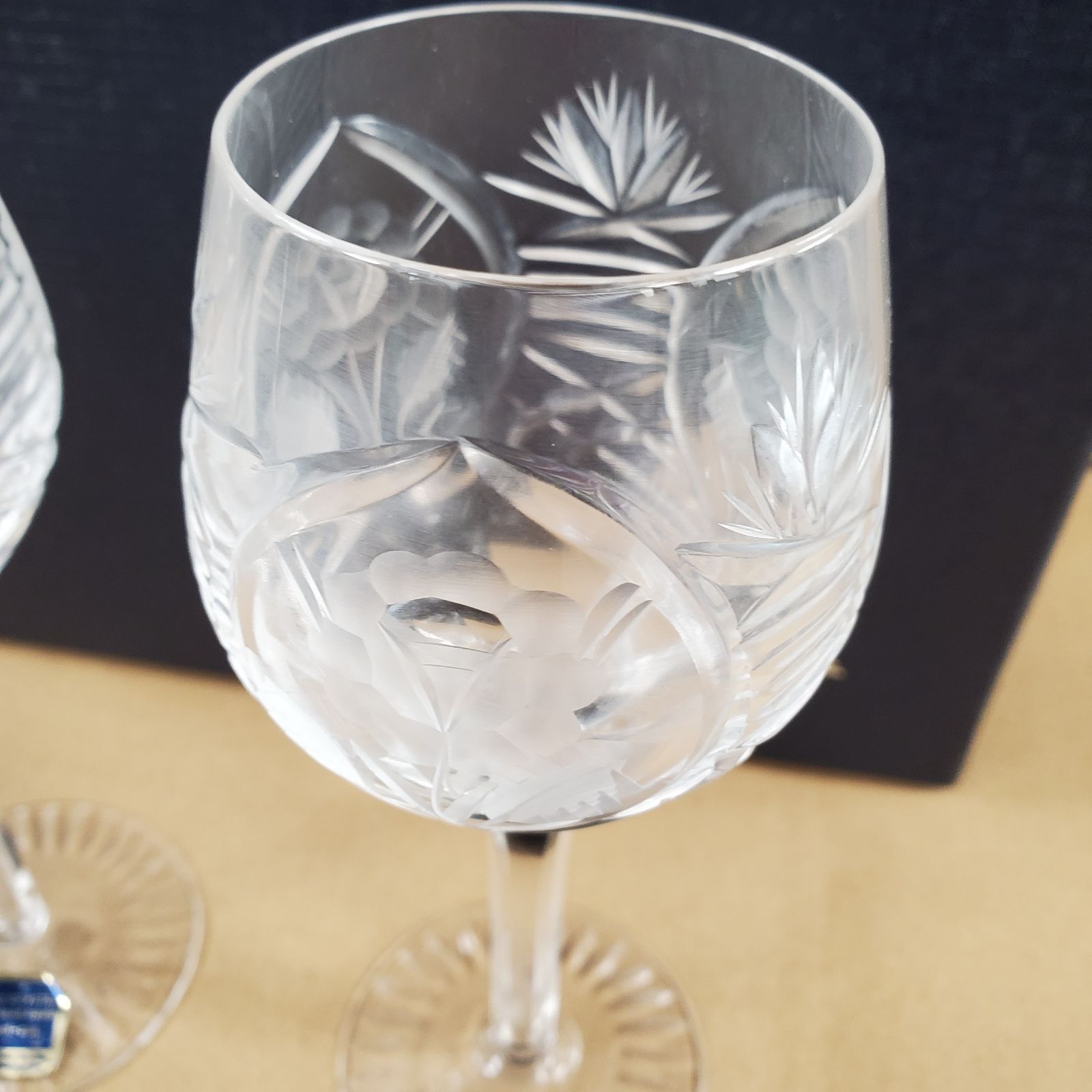 ドレスデンクリスタル Lausitzer Glas ペアグラス - メルカリ