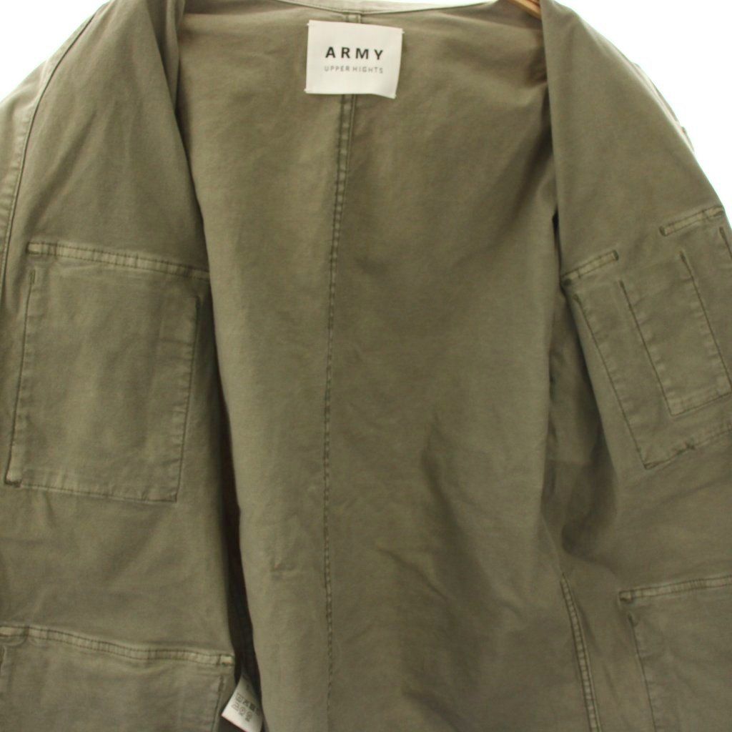 アッパーハイツ upper hights ARMY THE SANDY ミリタリーシャツ