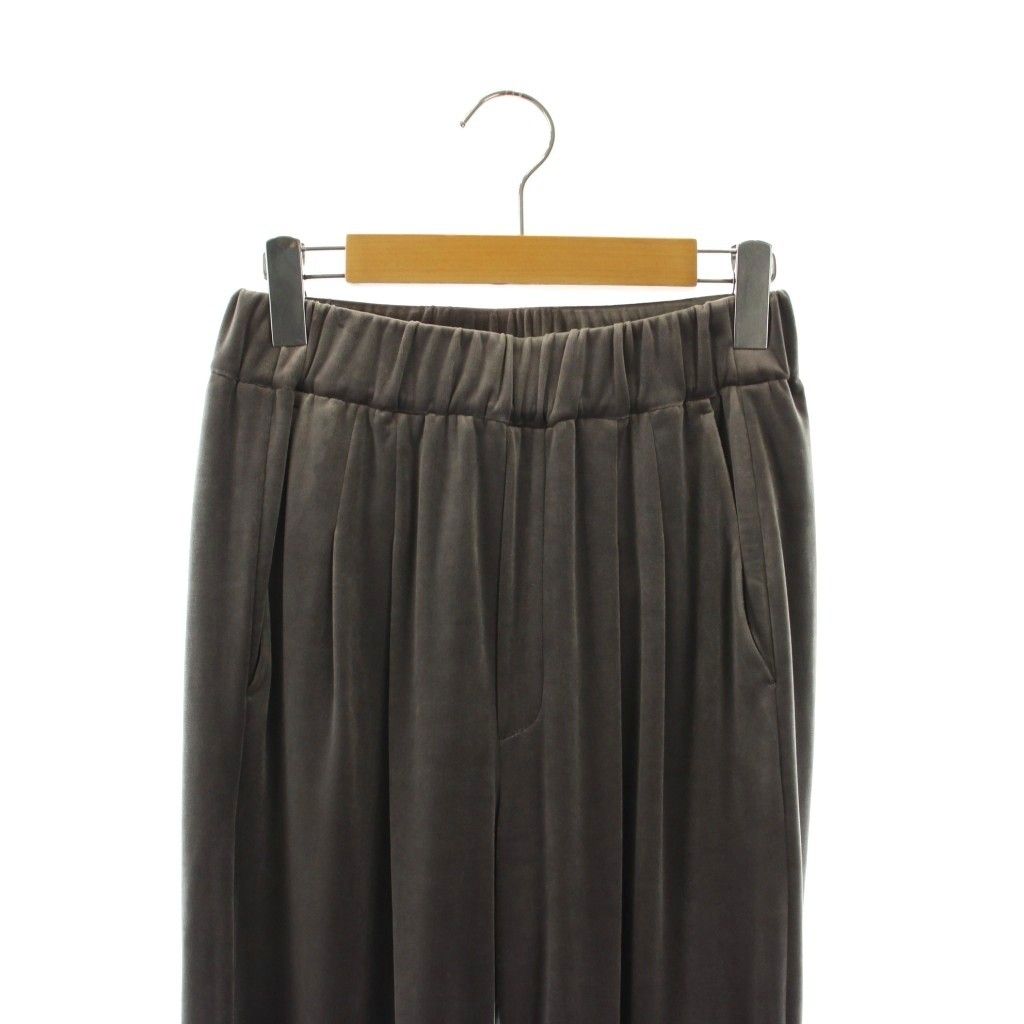オーガ OHGA ベロアパンツ テーパード S グレー /ES □OS - メルカリ