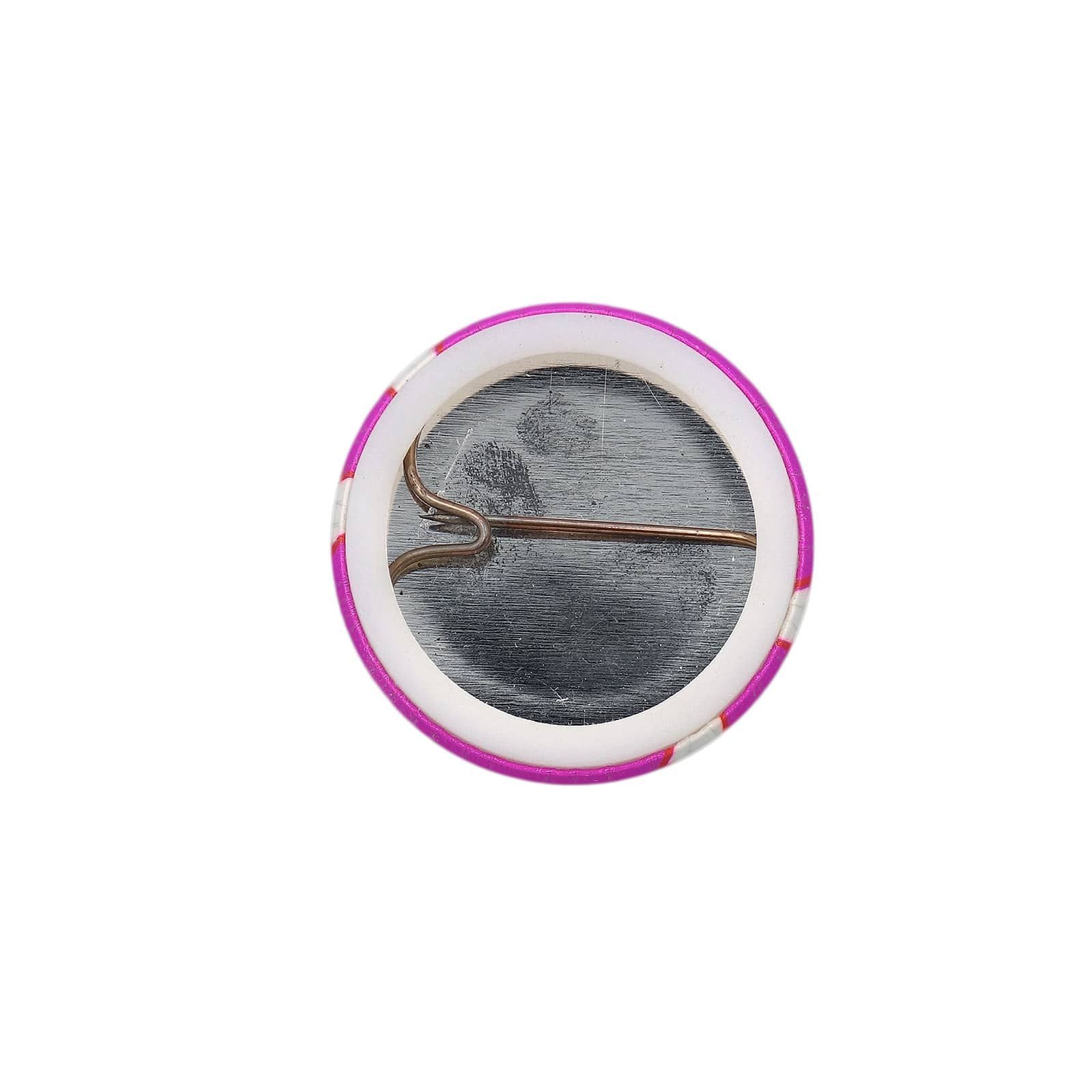 I AM 7 レトロ 缶バッジ 文字 数字 英語 缶バッチ ピンバッジ 缶バッヂ