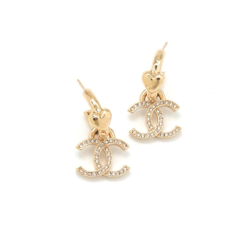 シャネル CHANEL ピアス イヤリング ゴールド ココマーク ライン