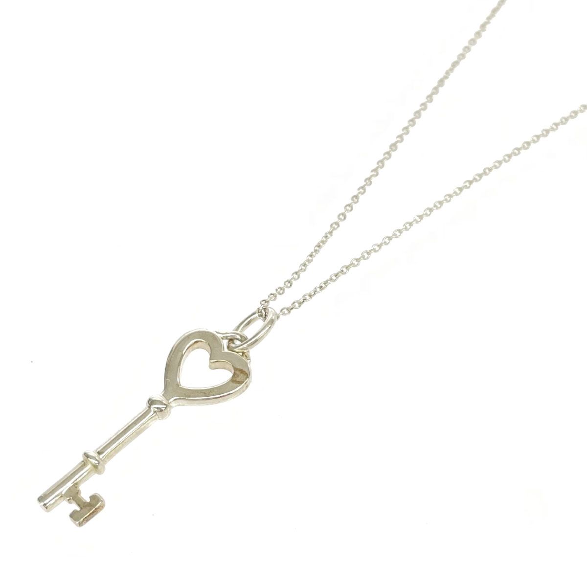 良好 TIFFANY&Co. ティファニー ハートキー SVネックレス シルバー