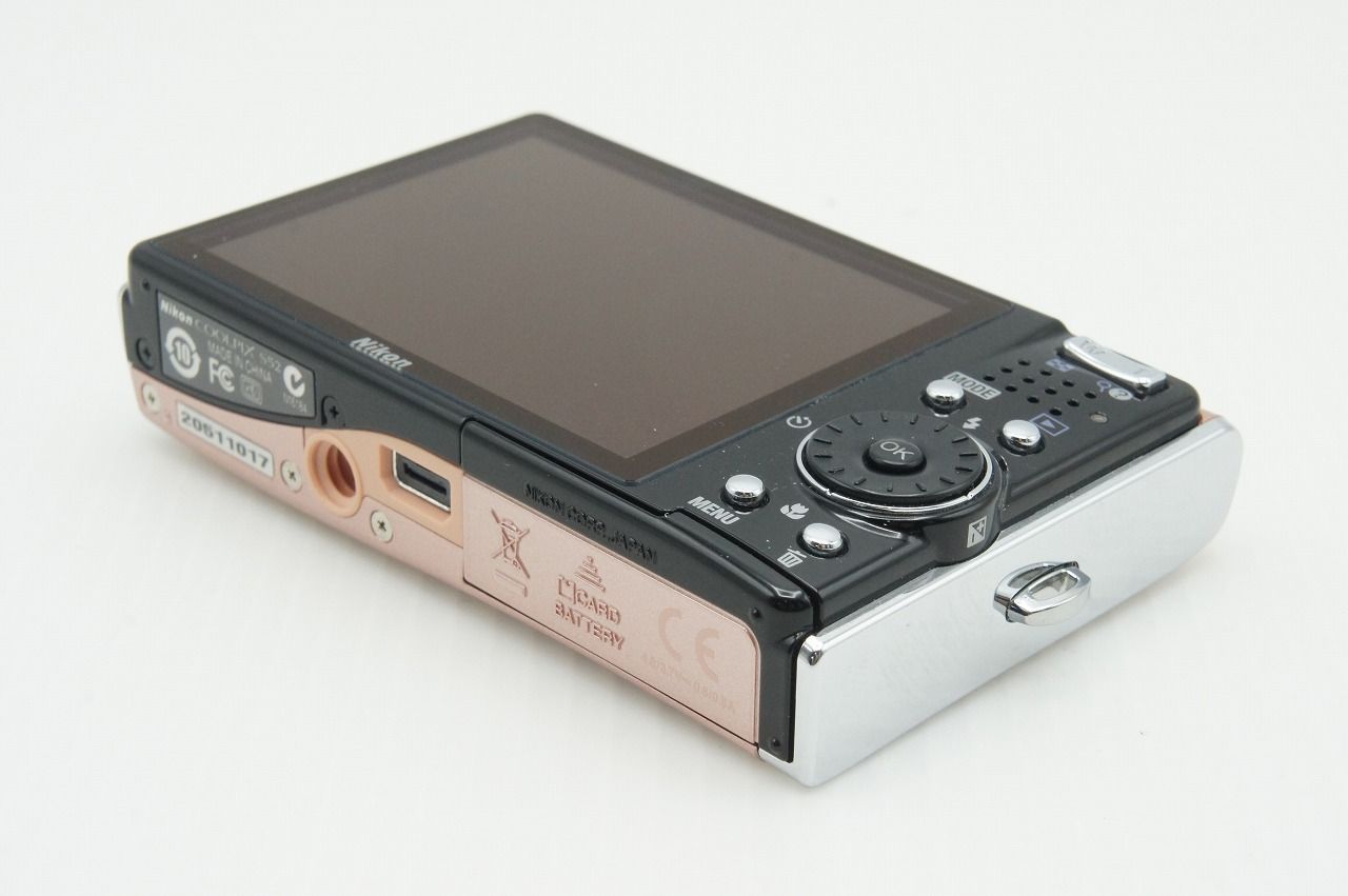 美品 Nikon ニコン COOLPIX S52 コンパクトデジタルカメラ コーラル