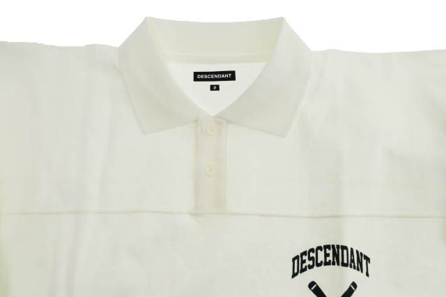 ディセンダント DESCENDANT 22SS CLUB POLO SS クラブ ポロ クロス