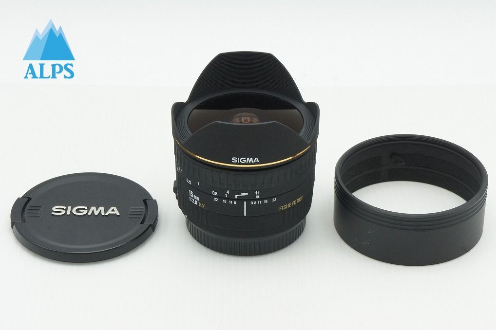 良品 SIGMA シグマ 15mm F2.8 EX FISHEYE 180° Canon キヤノン EF