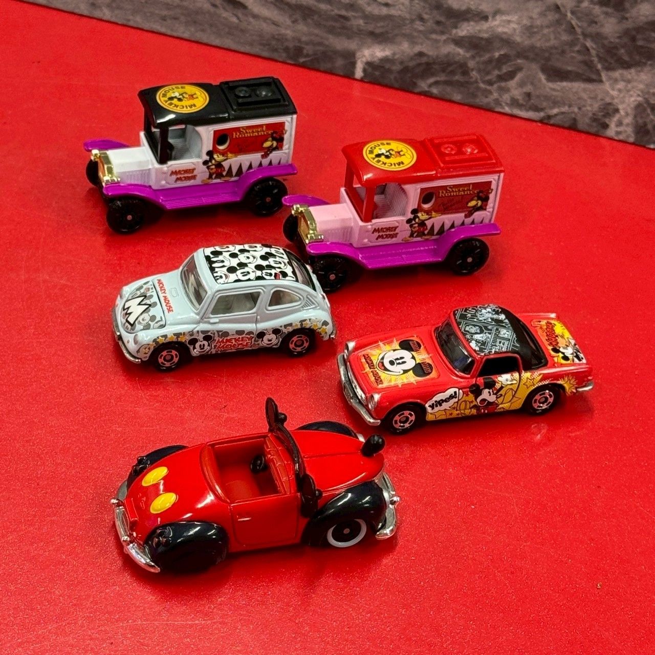 □美品 ディズニートミカ ミッキーマウス 5点 まとめ売り トミカ D-30