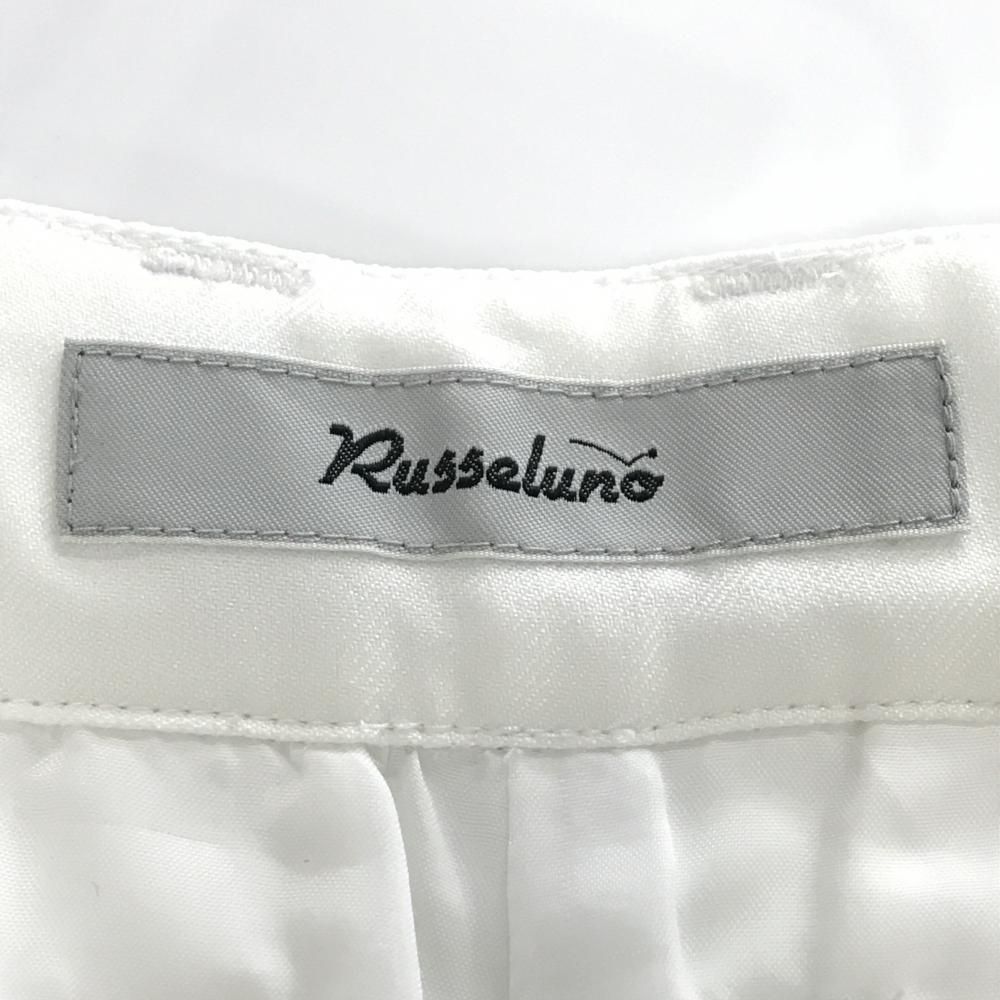 ラッセルノ パンツ 白×黒 サイドライン ルチャマスク メンズ 6(XL